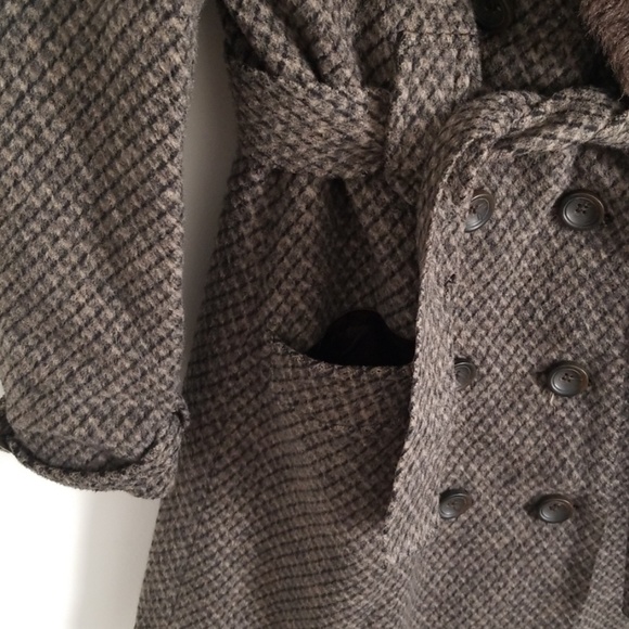 ASOS Fur Trim Long Jacket - Picture 5 of 7